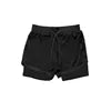 Men’s Gym Shorts, Breathable Fitness Shorts with Inner Pocket
