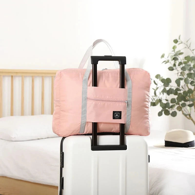 Foldable Travel Duffel Bag, Lightweight Large-Capacity Carry-On For Trips