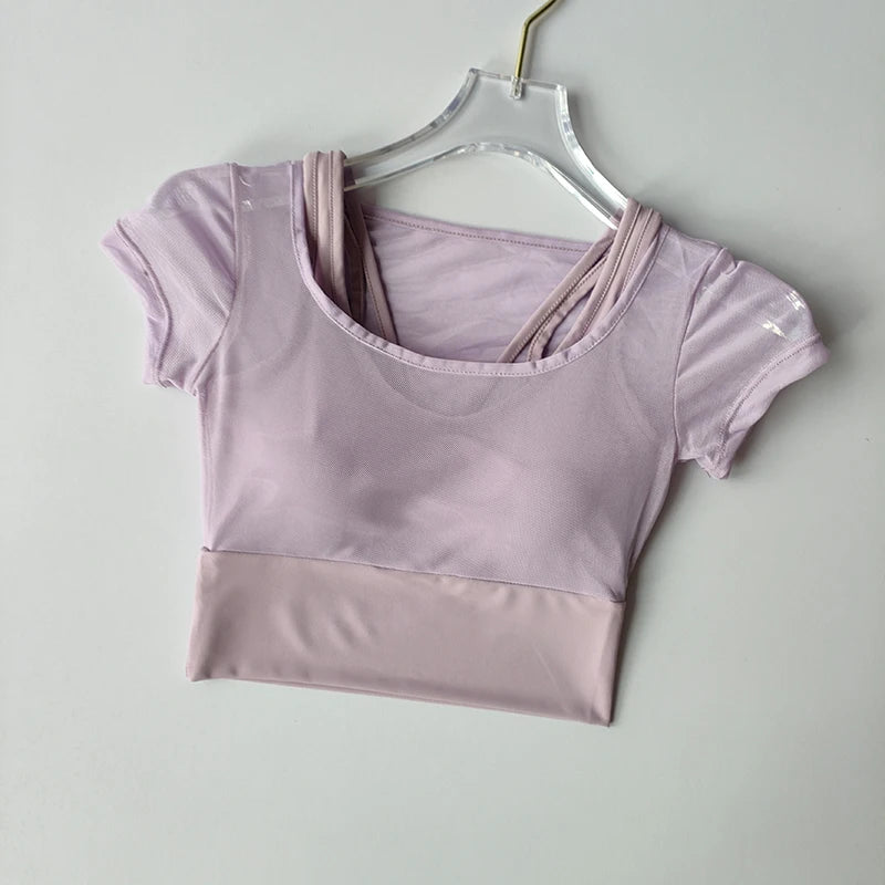 Women’s Training Top, Quick-Dry Breathable Short Sleeve Activewear