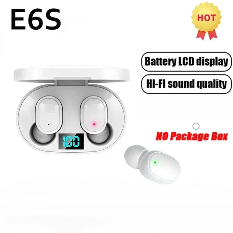 Wireless Bluetooth Earbuds, Earphones with Microphone & Noise Reduction