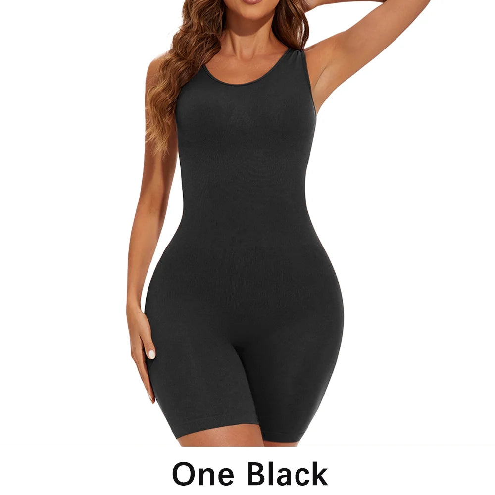 Women’s Seamless Shapewear Bodysuit, Full Coverage Sculpting Body Shaper