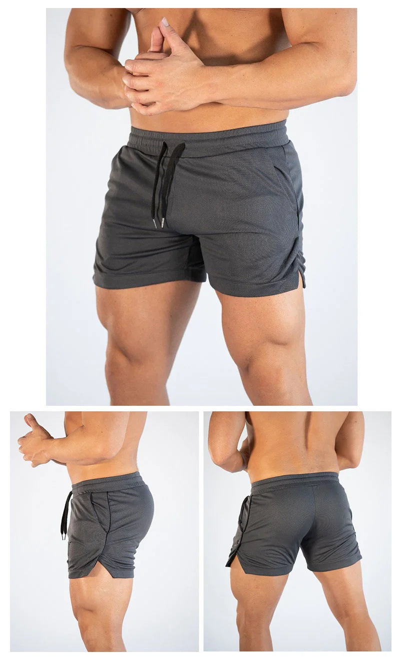 Men’s Lightweight Fitness Shorts, Breathable Gym, Running & Training Shorts