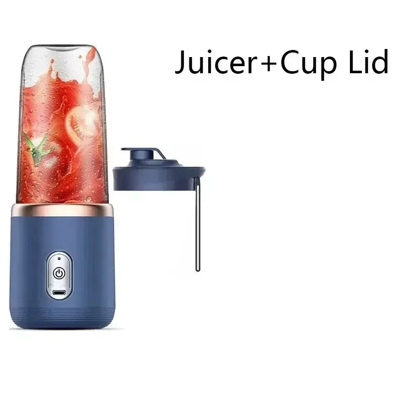 Portable USB Blender 400ml, Rechargeable Smoothie & Juice Maker for Travel