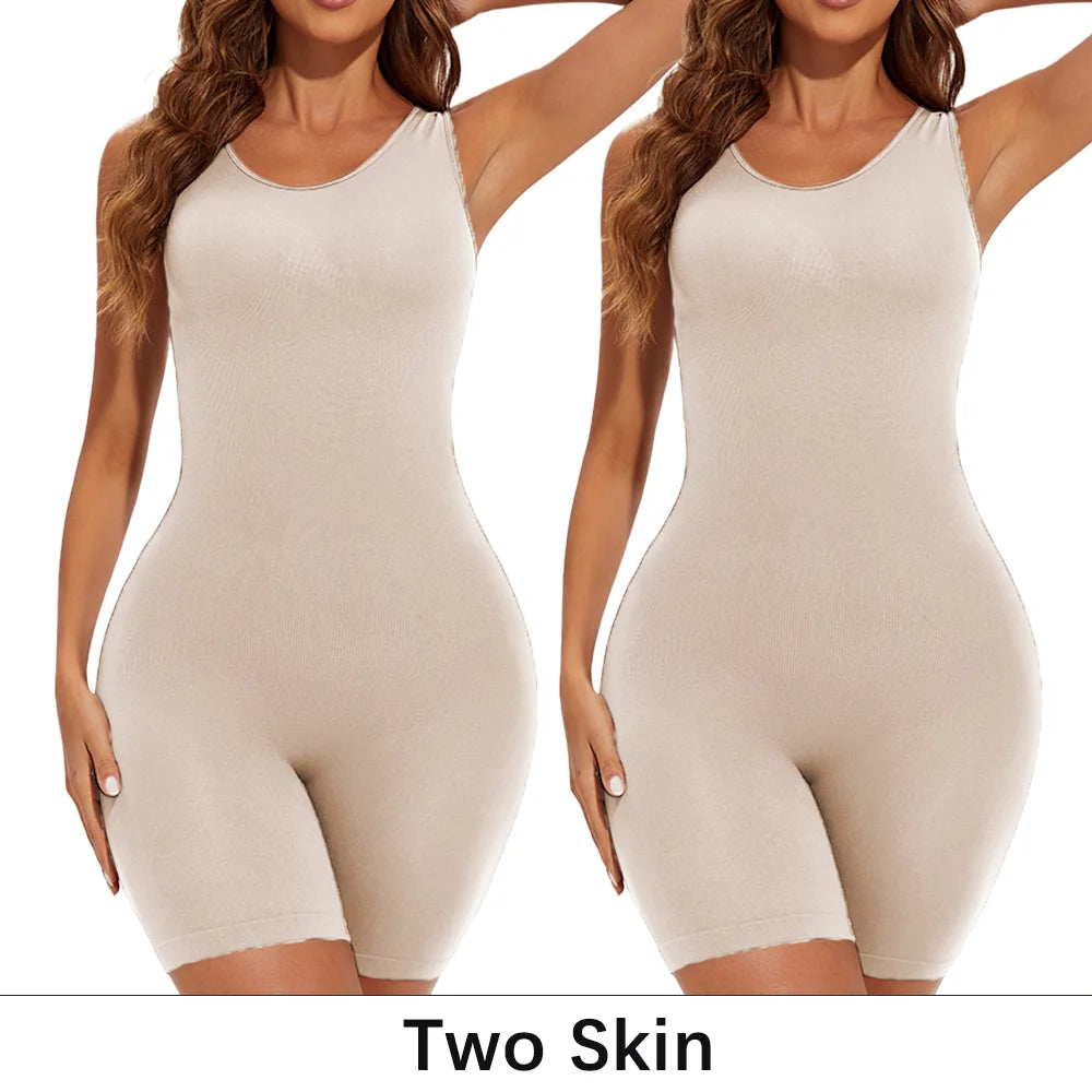 Women’s Seamless Shapewear Bodysuit, Full Coverage Sculpting Body Shaper