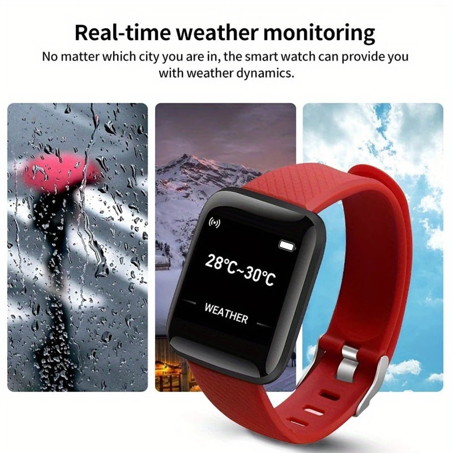 Smartwatch for Men & Women, Fitness Tracker with Notifications for Android & iOS
