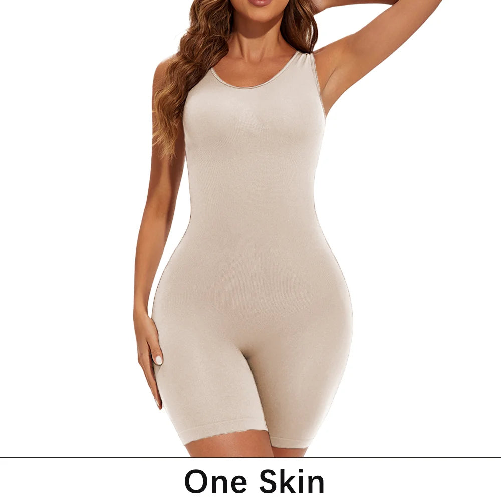 Women’s Seamless Shapewear Bodysuit, Full Coverage Sculpting Body Shaper