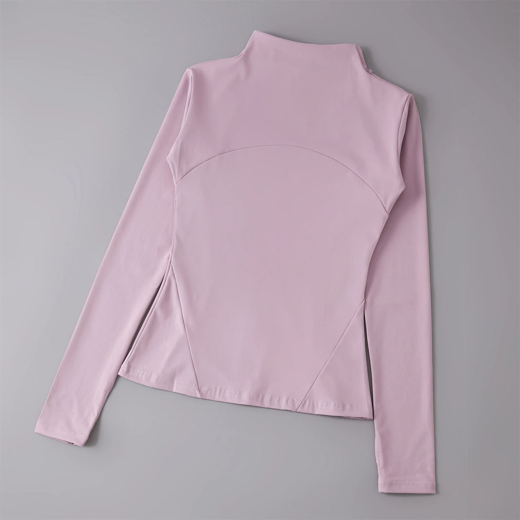 Women’s Activewear Long Sleeve Jacket, Lightweight Running & Workout Windbreaker