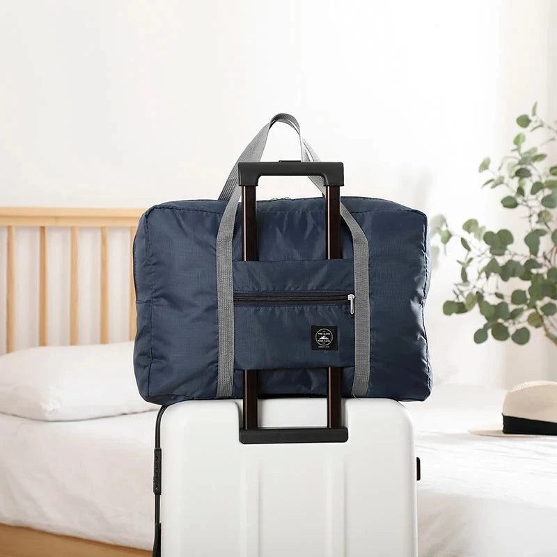 Foldable Travel Duffel Bag, Lightweight Large-Capacity Carry-On For Trips