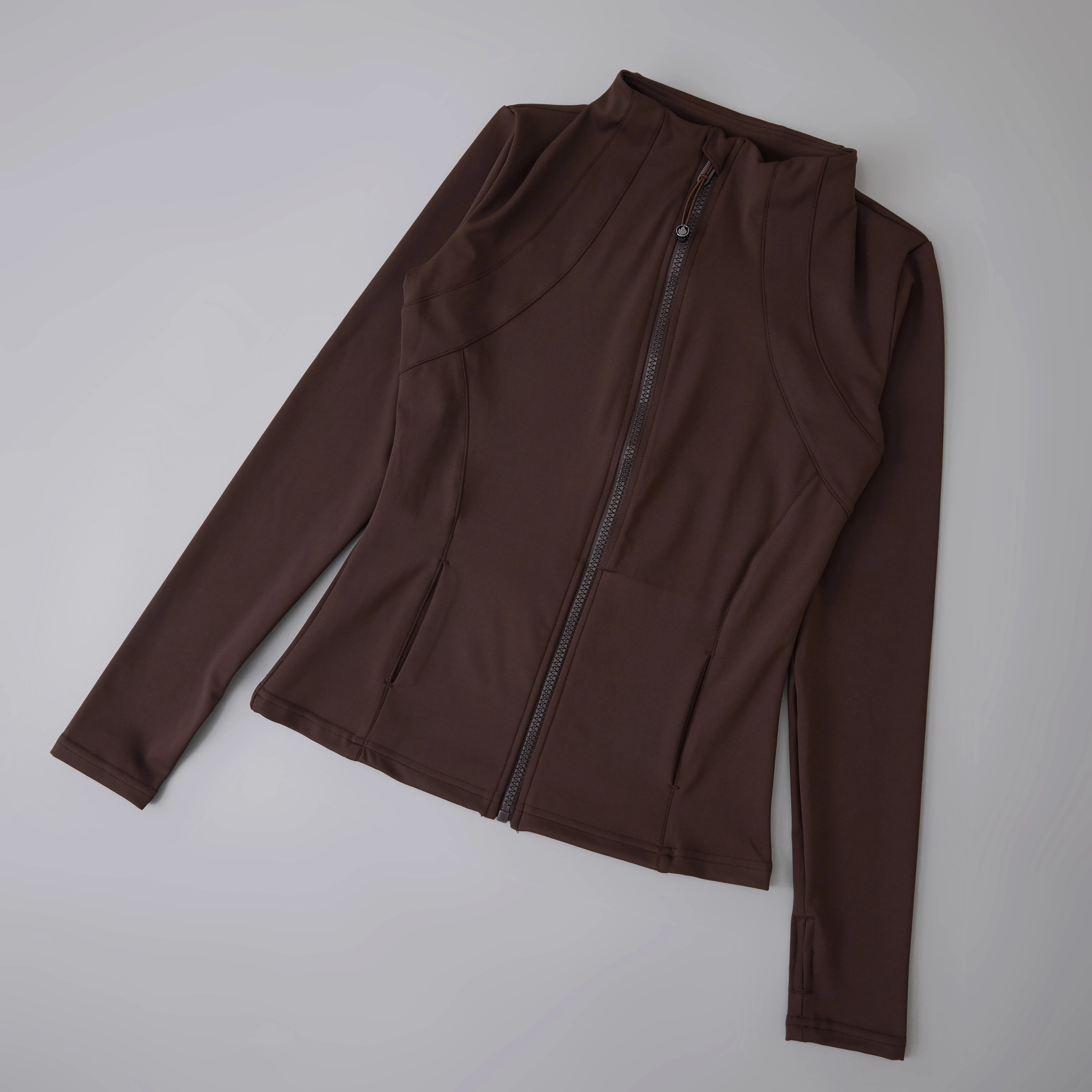 Women’s Activewear Long Sleeve Jacket, Lightweight Running & Workout Windbreaker