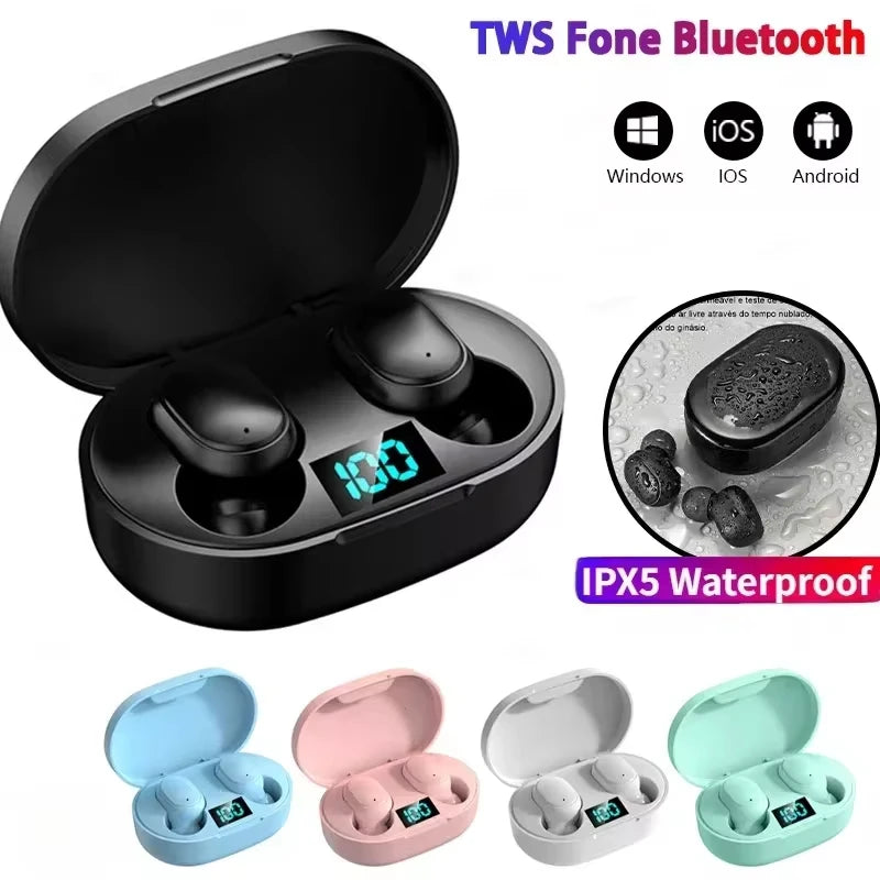 Wireless Bluetooth Earbuds, Earphones with Microphone & Noise Reduction