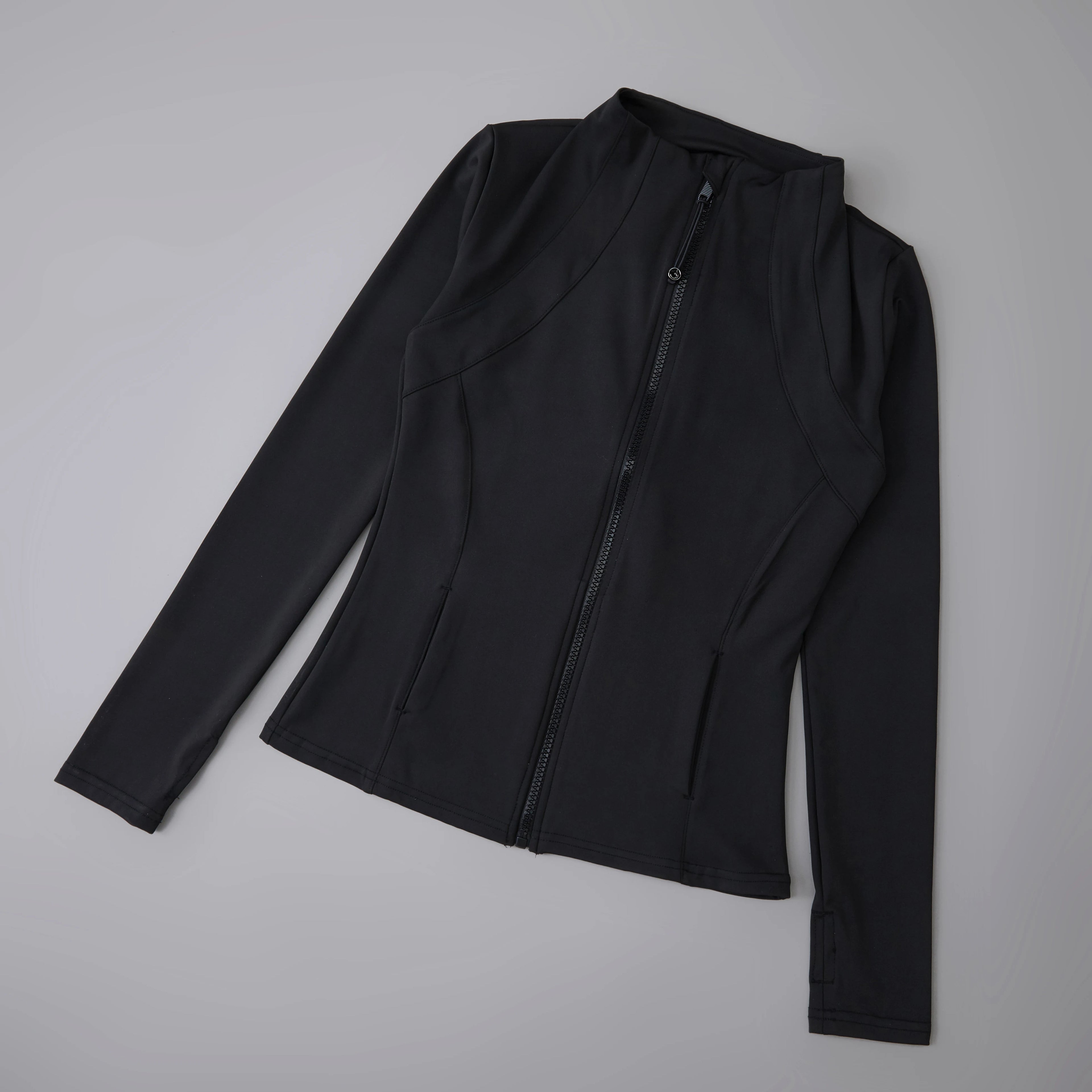 Women’s Activewear Long Sleeve Jacket, Lightweight Running & Workout Windbreaker
