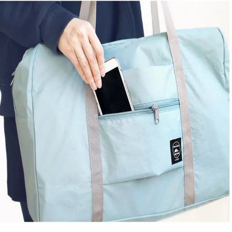 Foldable Travel Duffel Bag, Lightweight Large-Capacity Carry-On For Trips