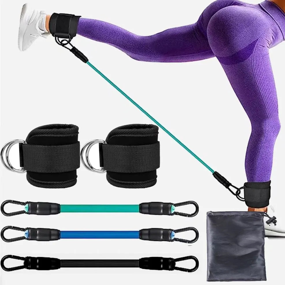 Adjustable Ankle Strap, Padded Cable Machine Cuff for Leg & Glute Training