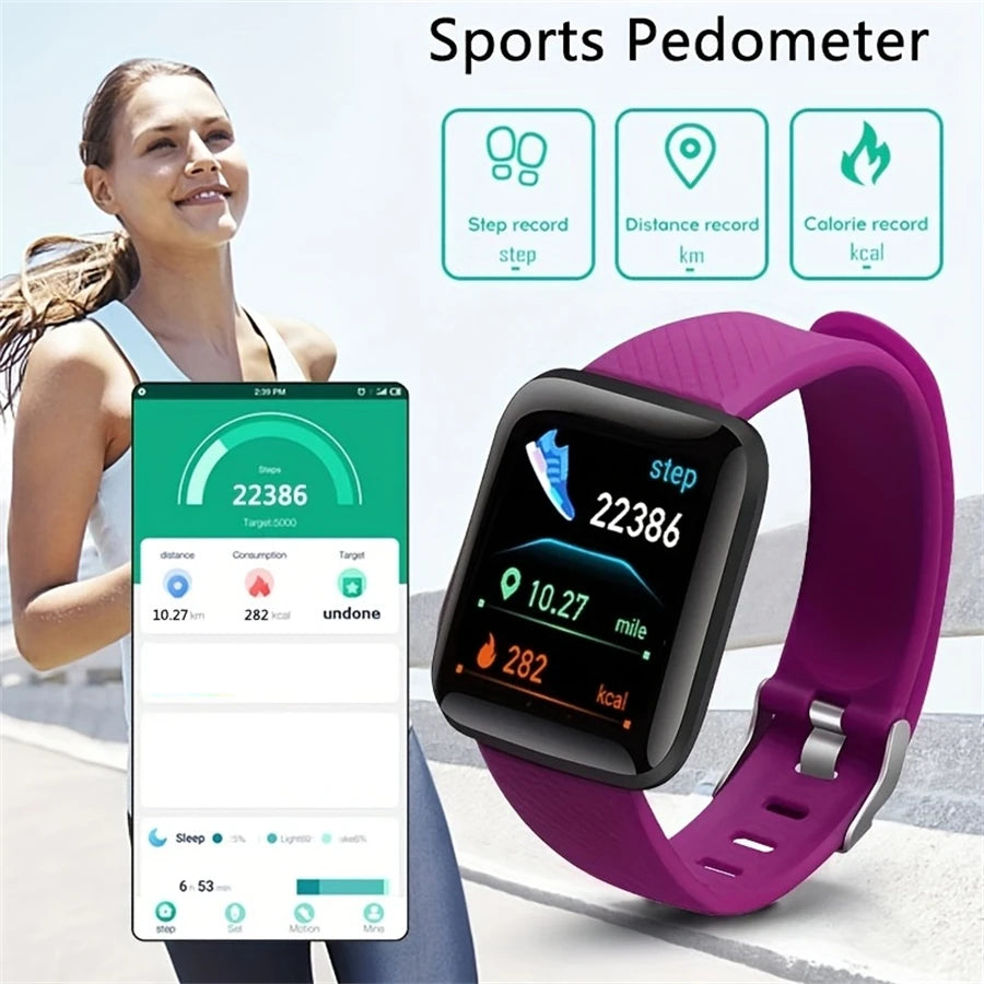 Smartwatch for Men & Women, Fitness Tracker with Notifications for Android & iOS