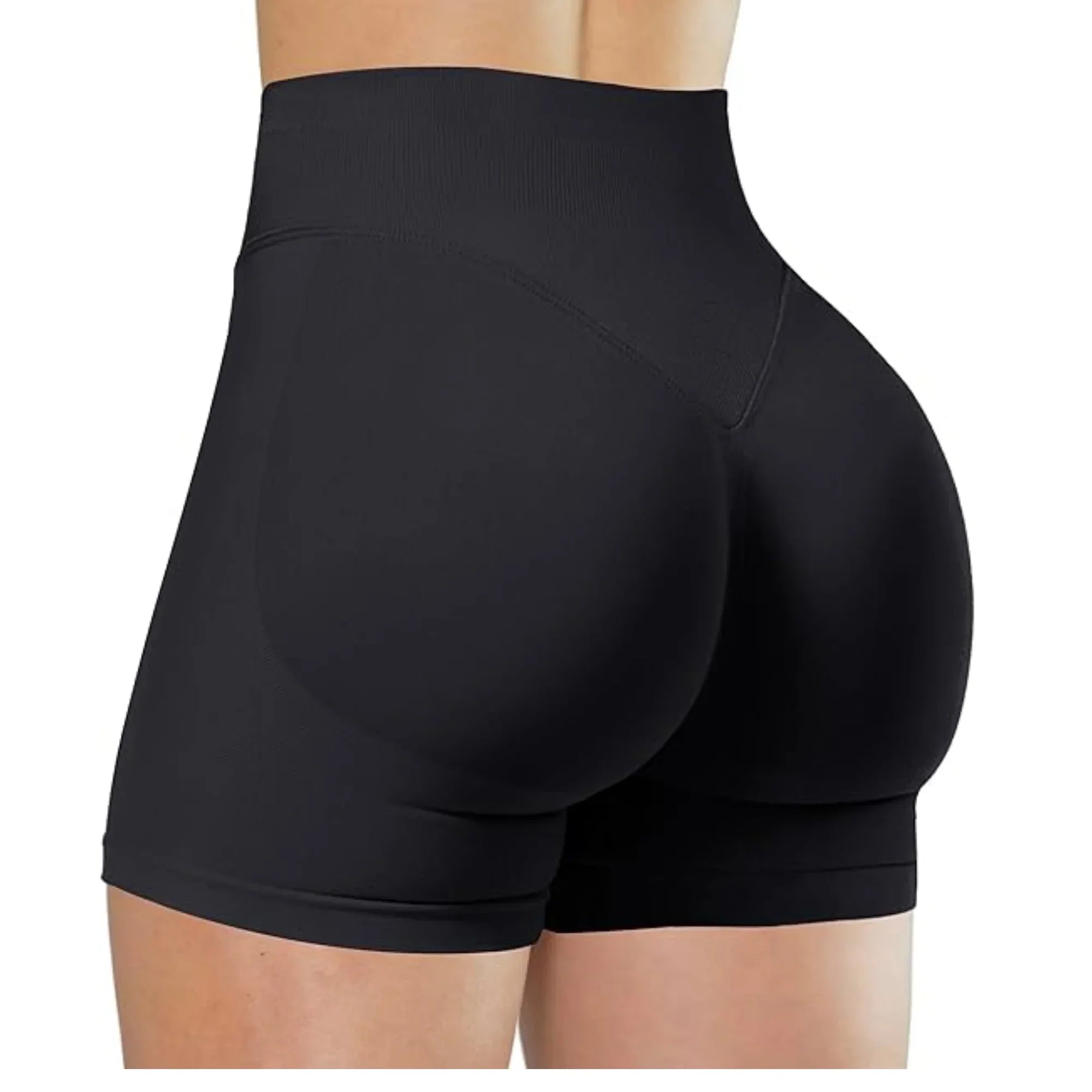 Women’s High-Waist Yoga Shorts, Lightweight Fitness & Running Shorts