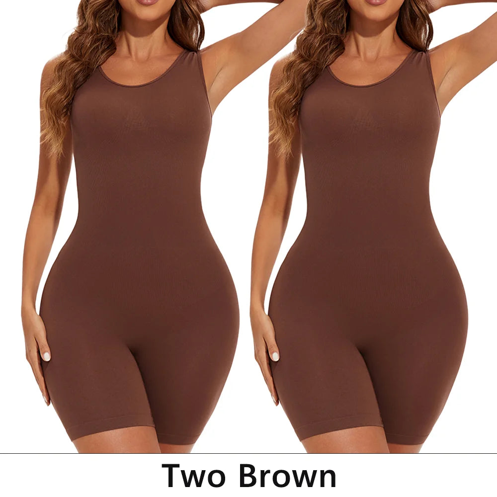 Women’s Seamless Shapewear Bodysuit, Full Coverage Sculpting Body Shaper