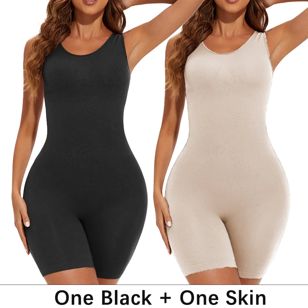 Women’s Seamless Shapewear Bodysuit, Full Coverage Sculpting Body Shaper