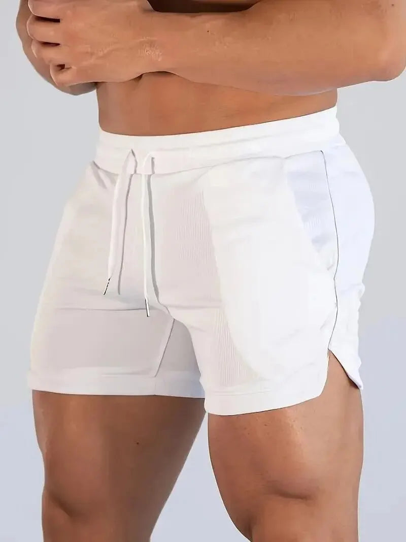 Men’s Lightweight Fitness Shorts, Breathable Gym, Running & Training Shorts