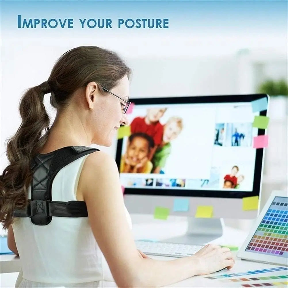 Adjustable Posture Corrector, Back & Shoulder Support Brace
