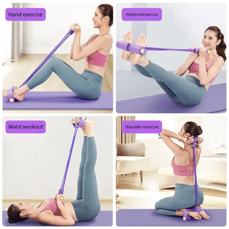 Home Gym Resistance Band Set, Strength Training & Core Workout Equipment