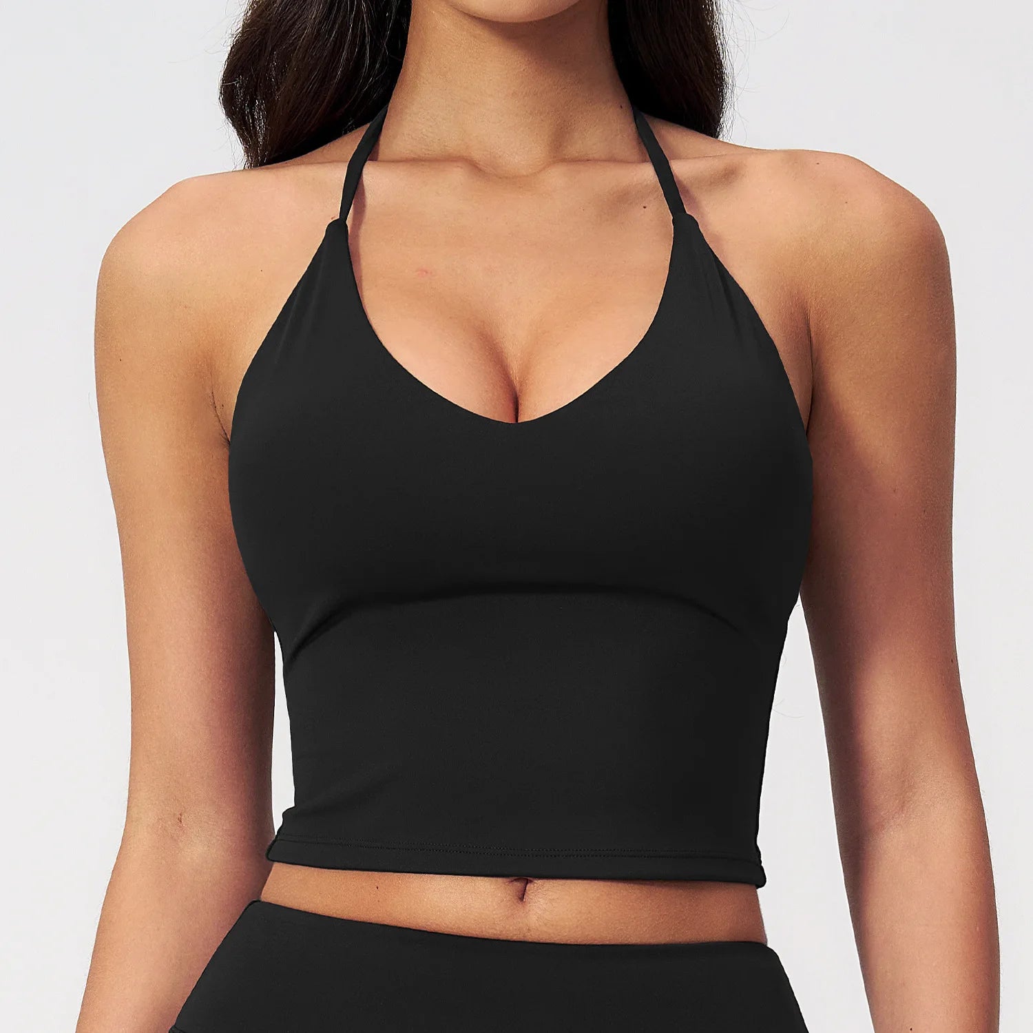 Women’s Slim Fit Gym Vest, Built-In Support Fitness & Training Top