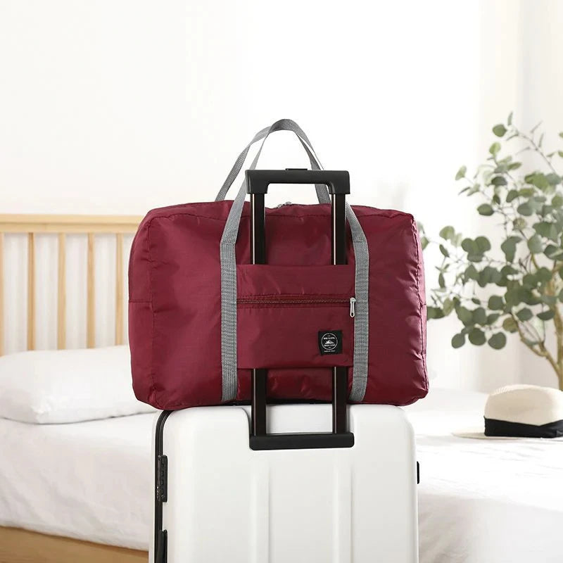 Foldable Travel Duffel Bag, Lightweight Large-Capacity Carry-On For Trips
