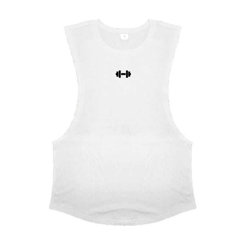 Men’s Cotton Training Vest, Breathable Sleeveless Gym & Workout Tank Top