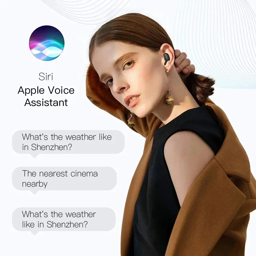 Wireless Bluetooth Earbuds, Earphones with Microphone & Noise Reduction