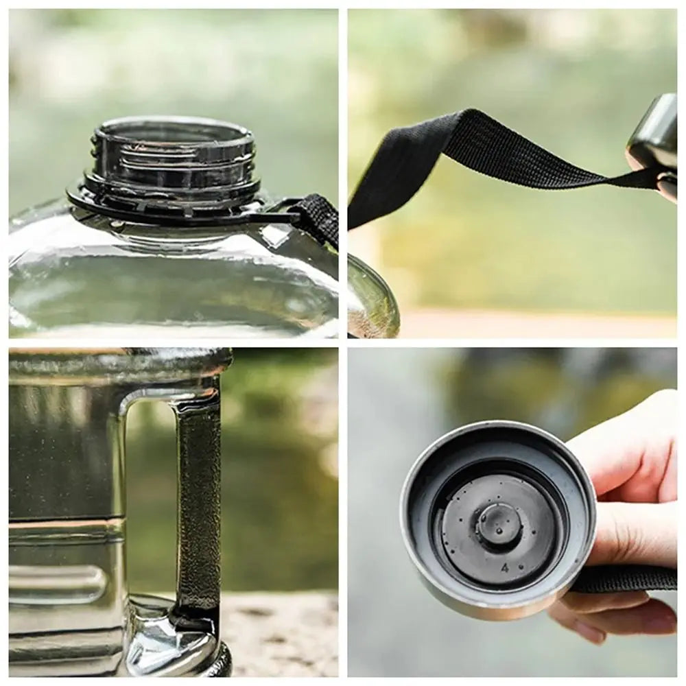 2L Sports Water Bottle, Large Capacity Gym & Workout Drink Bottle