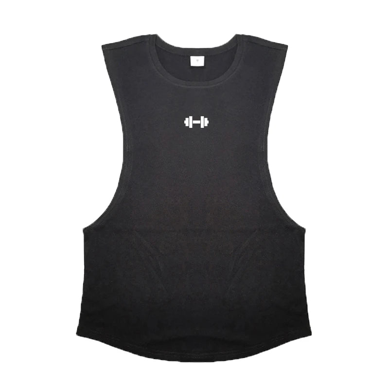 Men’s Cotton Training Vest, Breathable Sleeveless Gym & Workout Tank Top