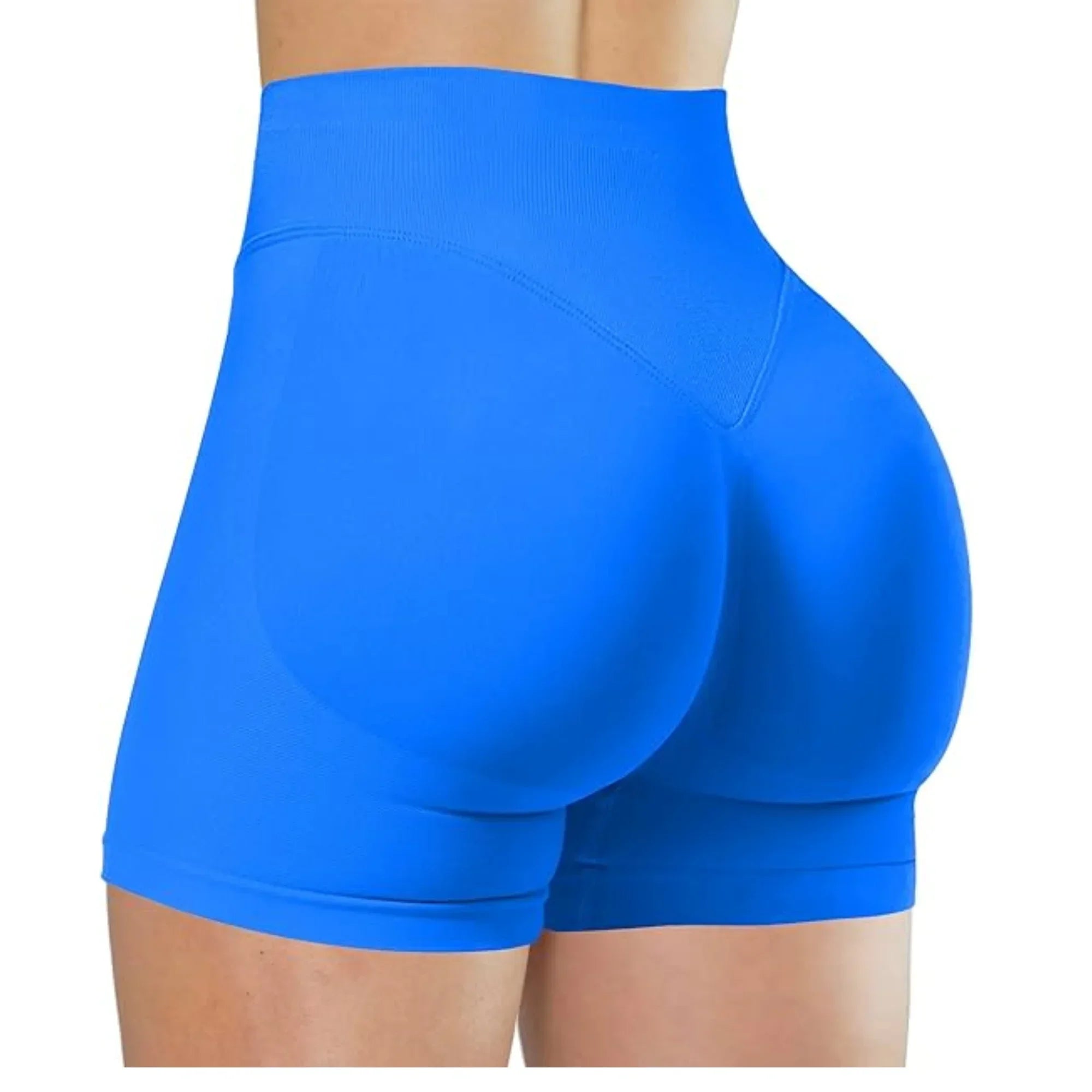 Women’s High-Waist Yoga Shorts, Lightweight Fitness & Running Shorts
