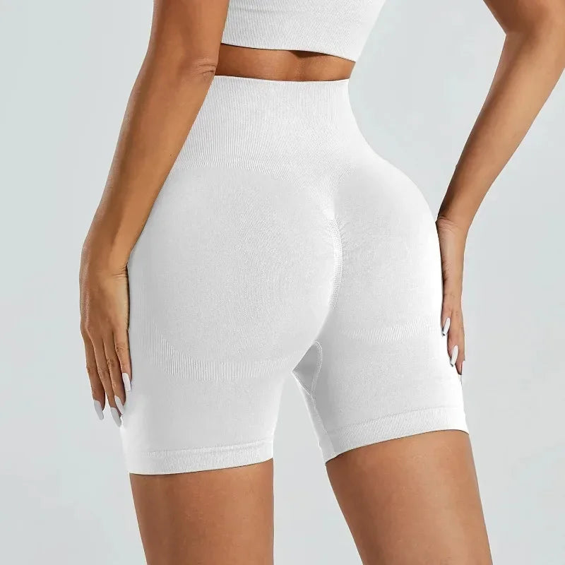 Women’s High-Waist Yoga Shorts, Lightweight Fitness & Running Shorts