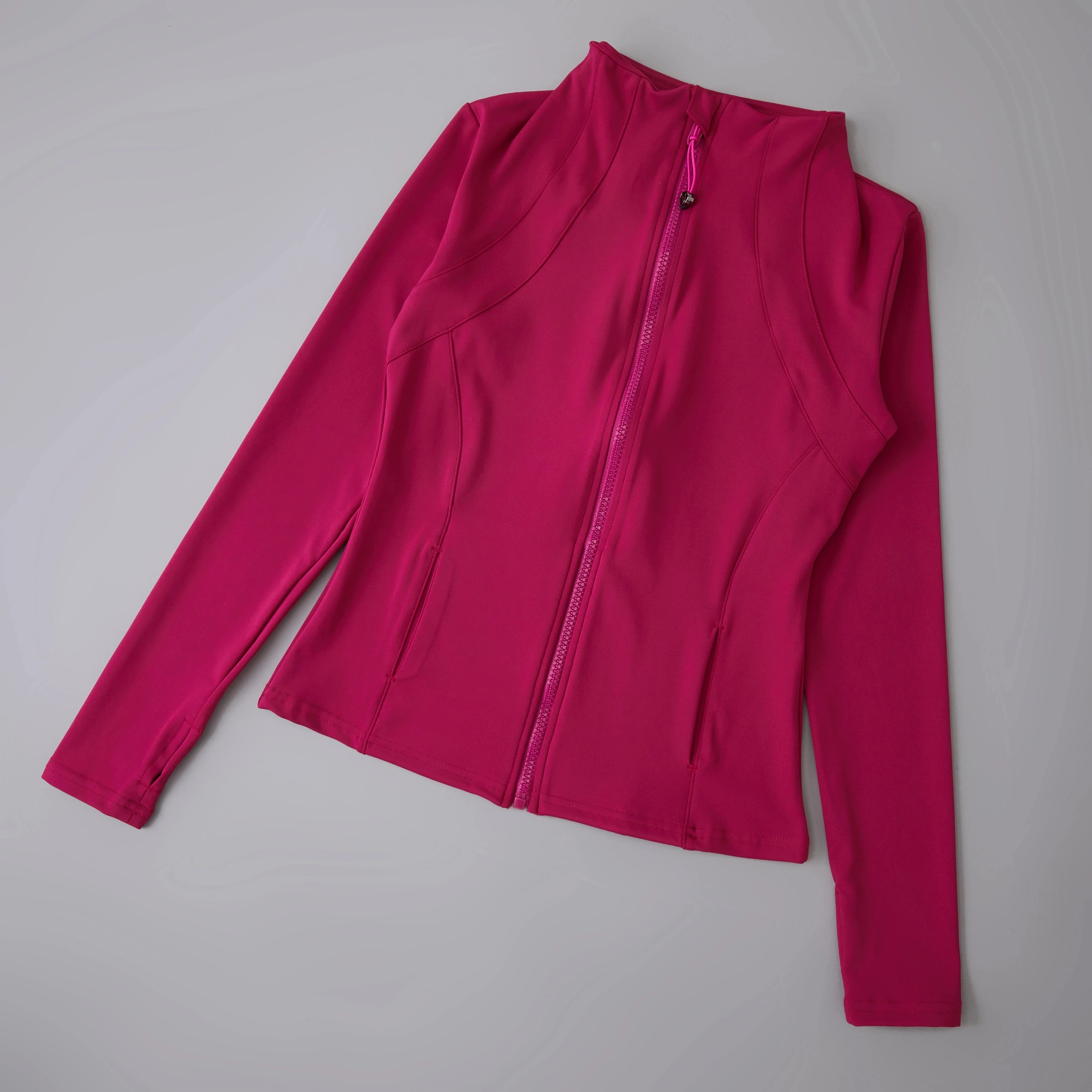 Women’s Activewear Long Sleeve Jacket, Lightweight Running & Workout Windbreaker