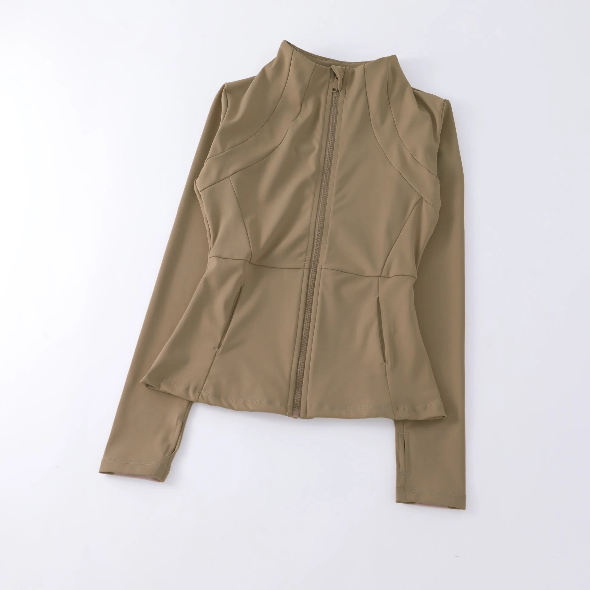 Women’s Activewear Long Sleeve Jacket, Lightweight Running & Workout Windbreaker