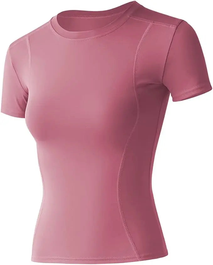 Women’s Workout T-Shirt, Short Sleeve Activewear Top