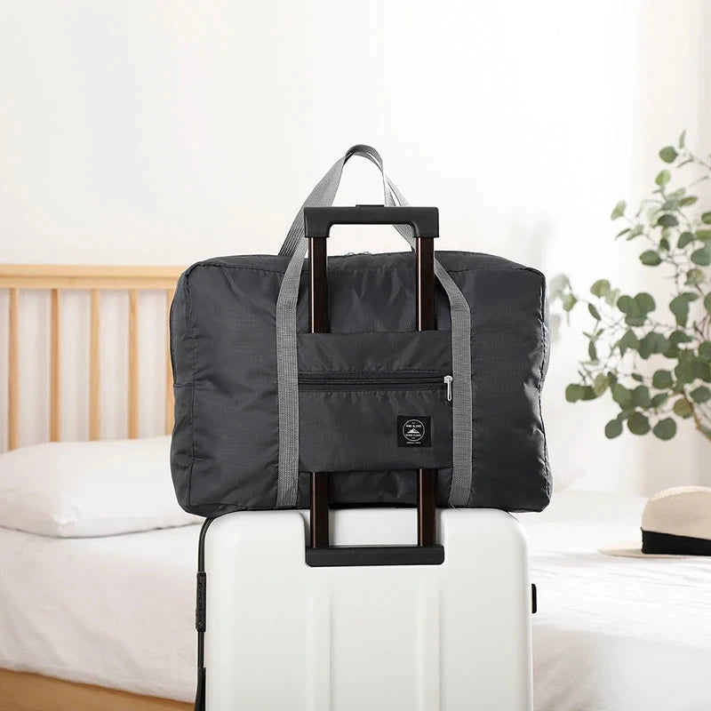 Foldable Travel Duffel Bag, Lightweight Large-Capacity Carry-On For Trips