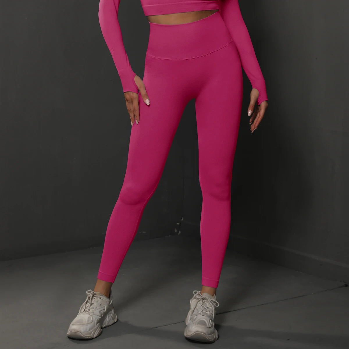 Women’s Seamless Gym Leggings, High-Waist Sculpting Fitness & Yoga Leggings