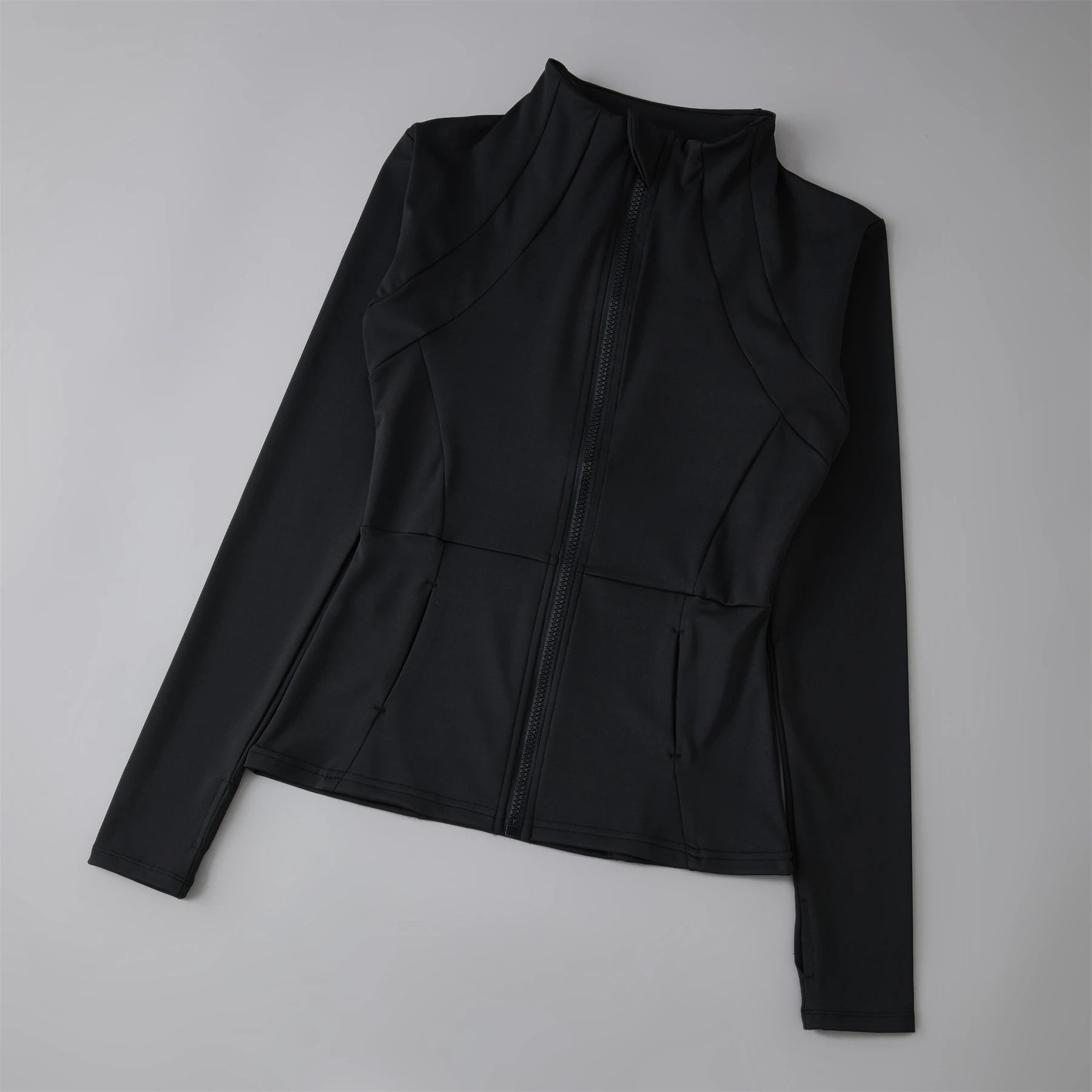 Women’s Activewear Long Sleeve Jacket, Lightweight Running & Workout Windbreaker