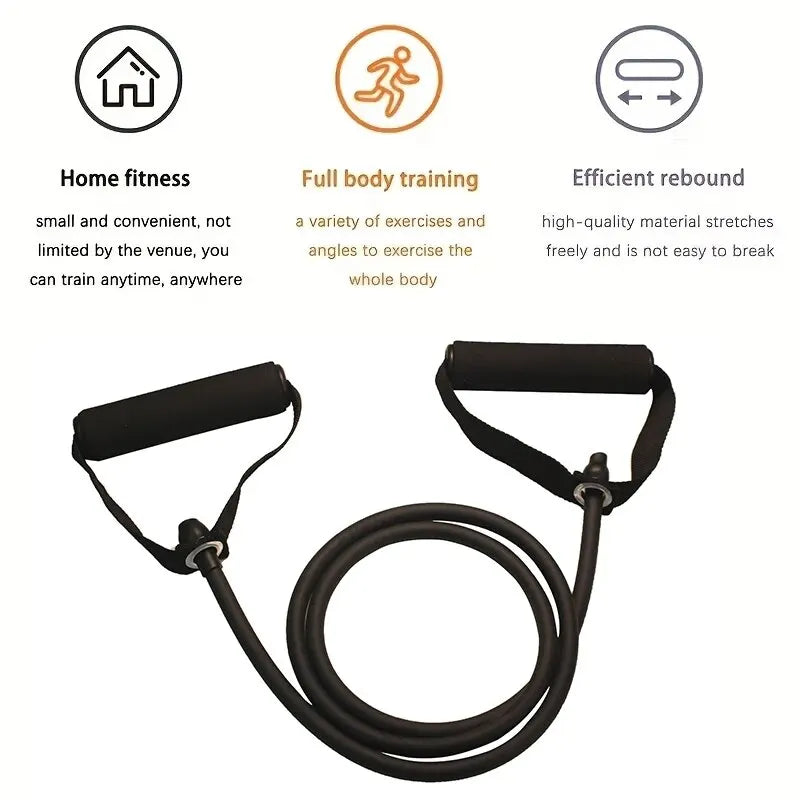 Resistance Bands with Handles, Home Workout Exercise Bands for Strength Training and Fitness