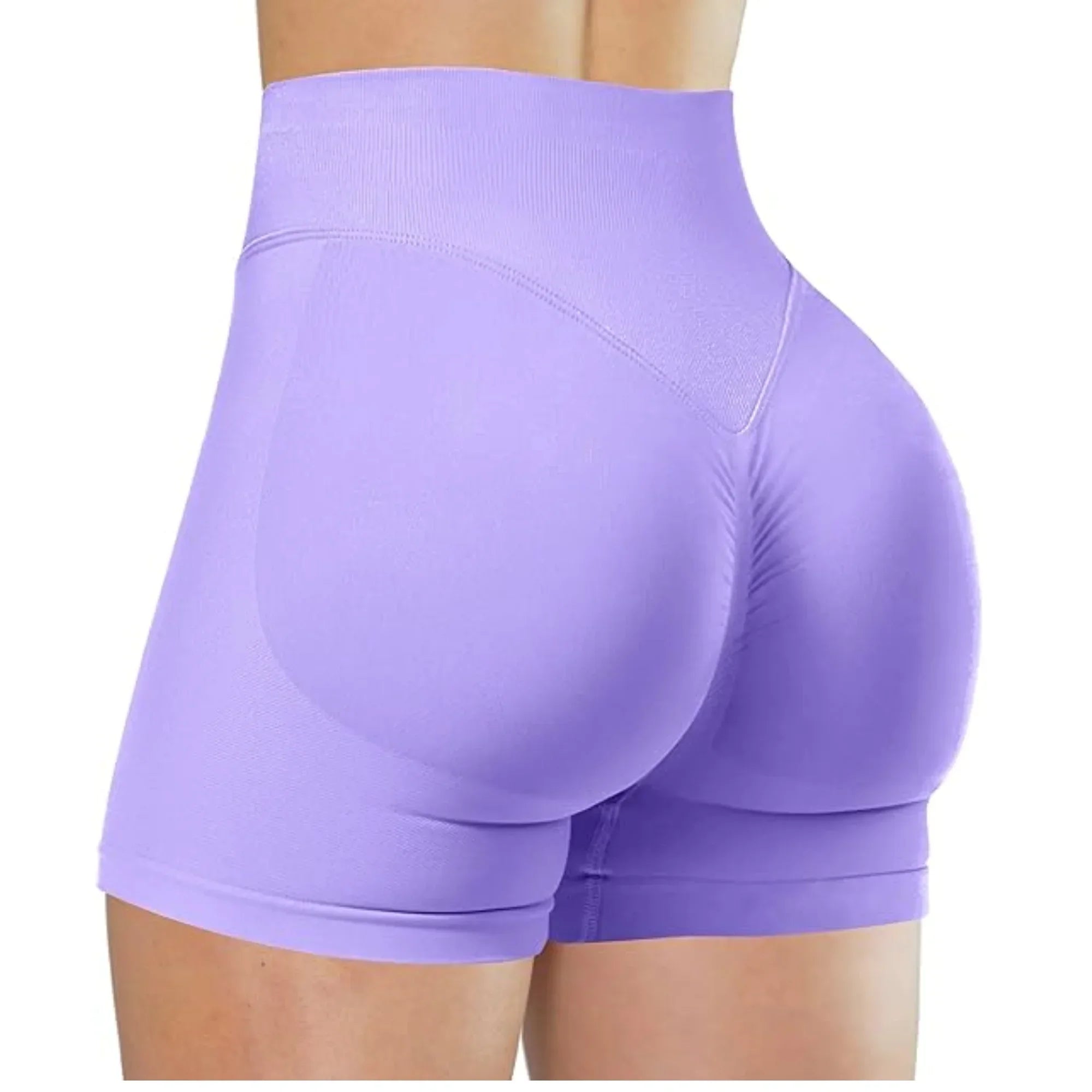 Women’s High-Waist Yoga Shorts, Lightweight Fitness & Running Shorts