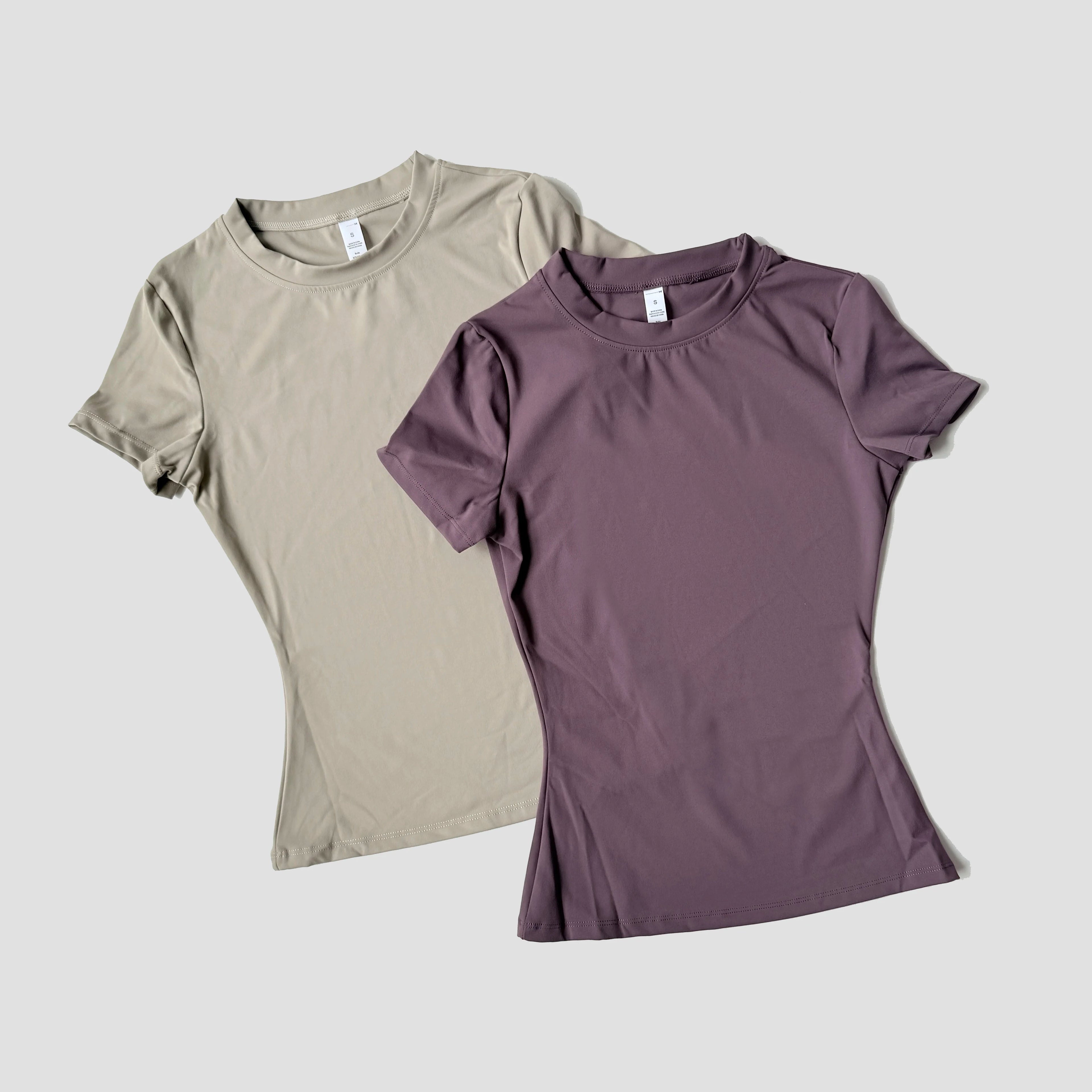 Women’s Seamless Yoga Top, Short Sleeve Fitness & Training T-Shirt