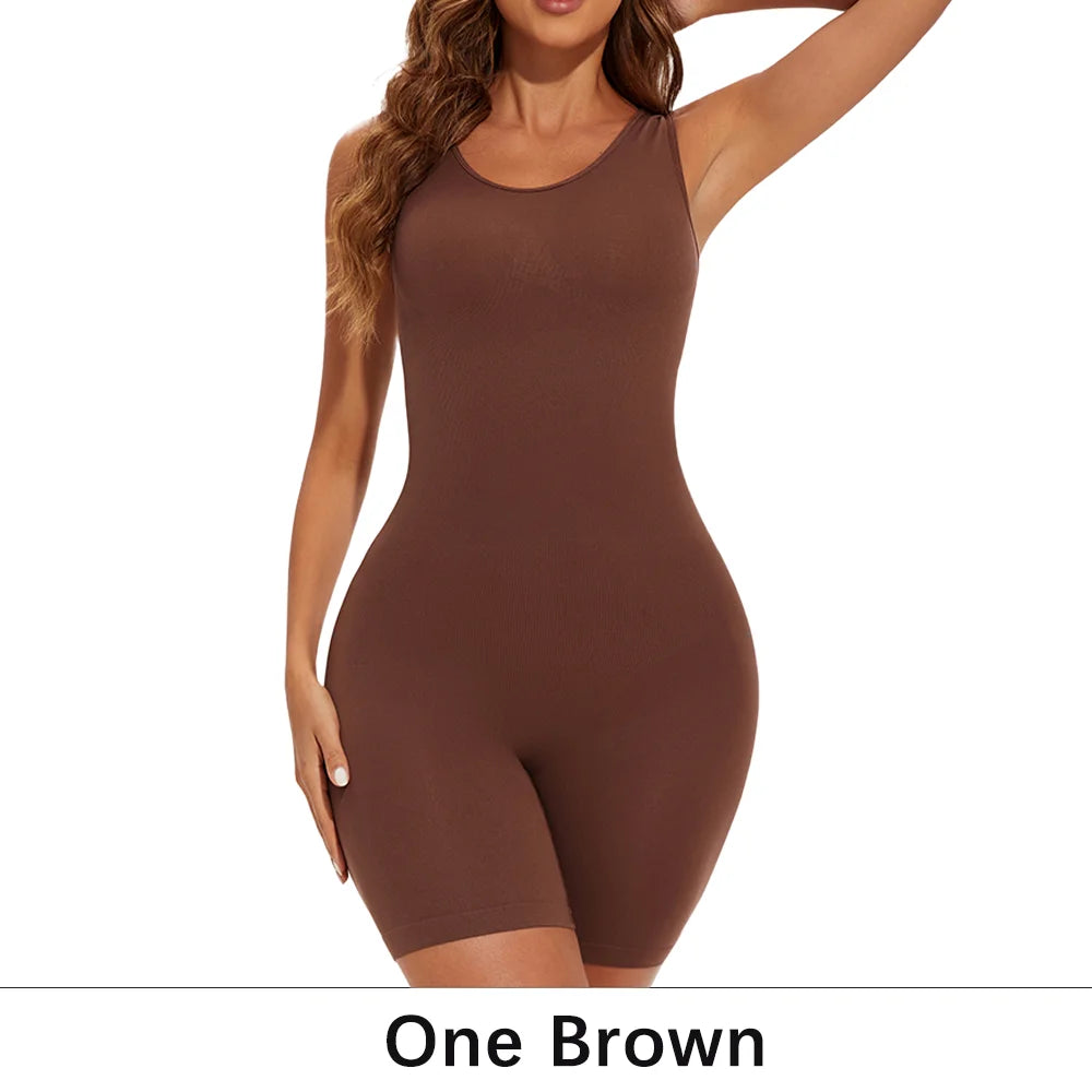 Women’s Seamless Shapewear Bodysuit, Full Coverage Sculpting Body Shaper