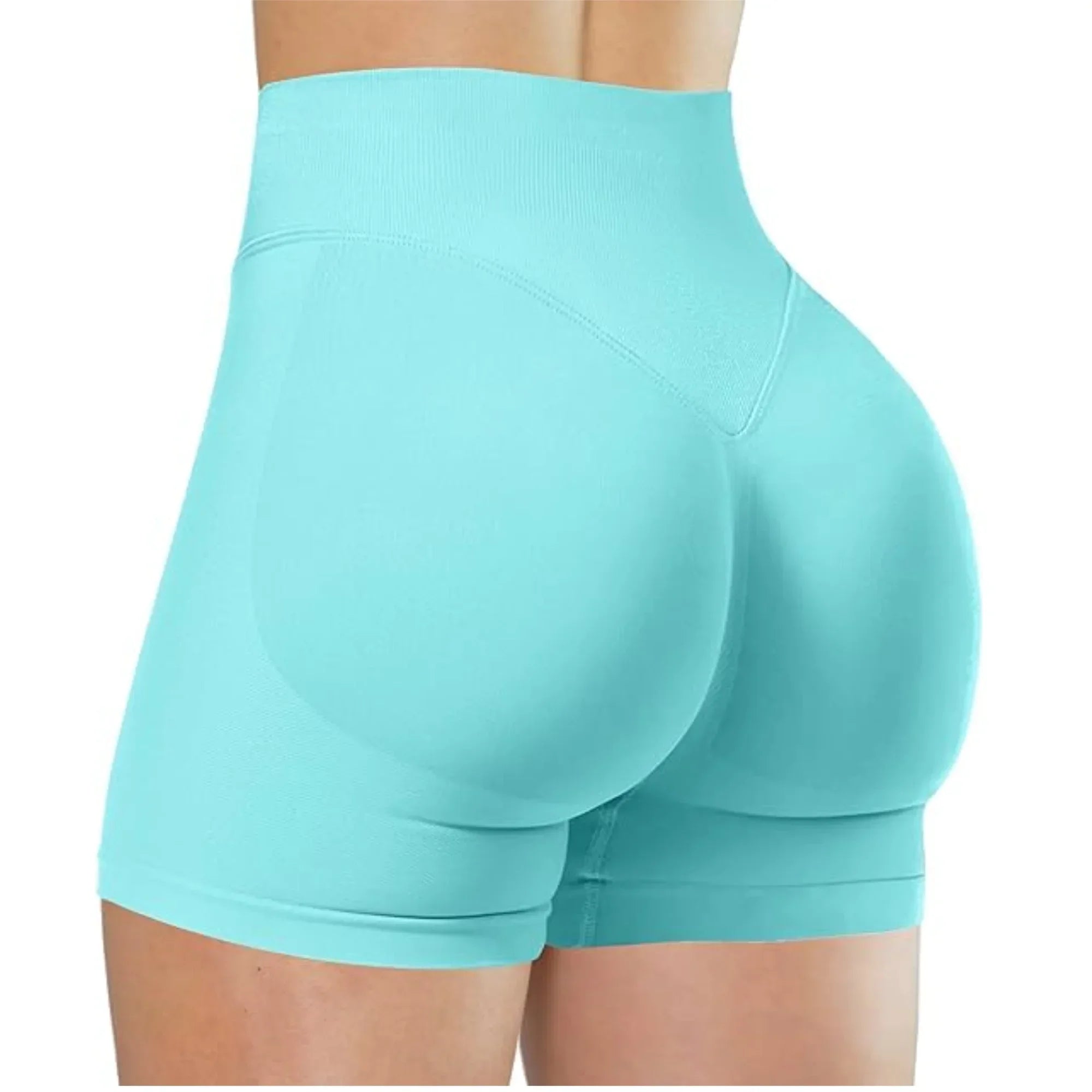 Women’s High-Waist Yoga Shorts, Lightweight Fitness & Running Shorts