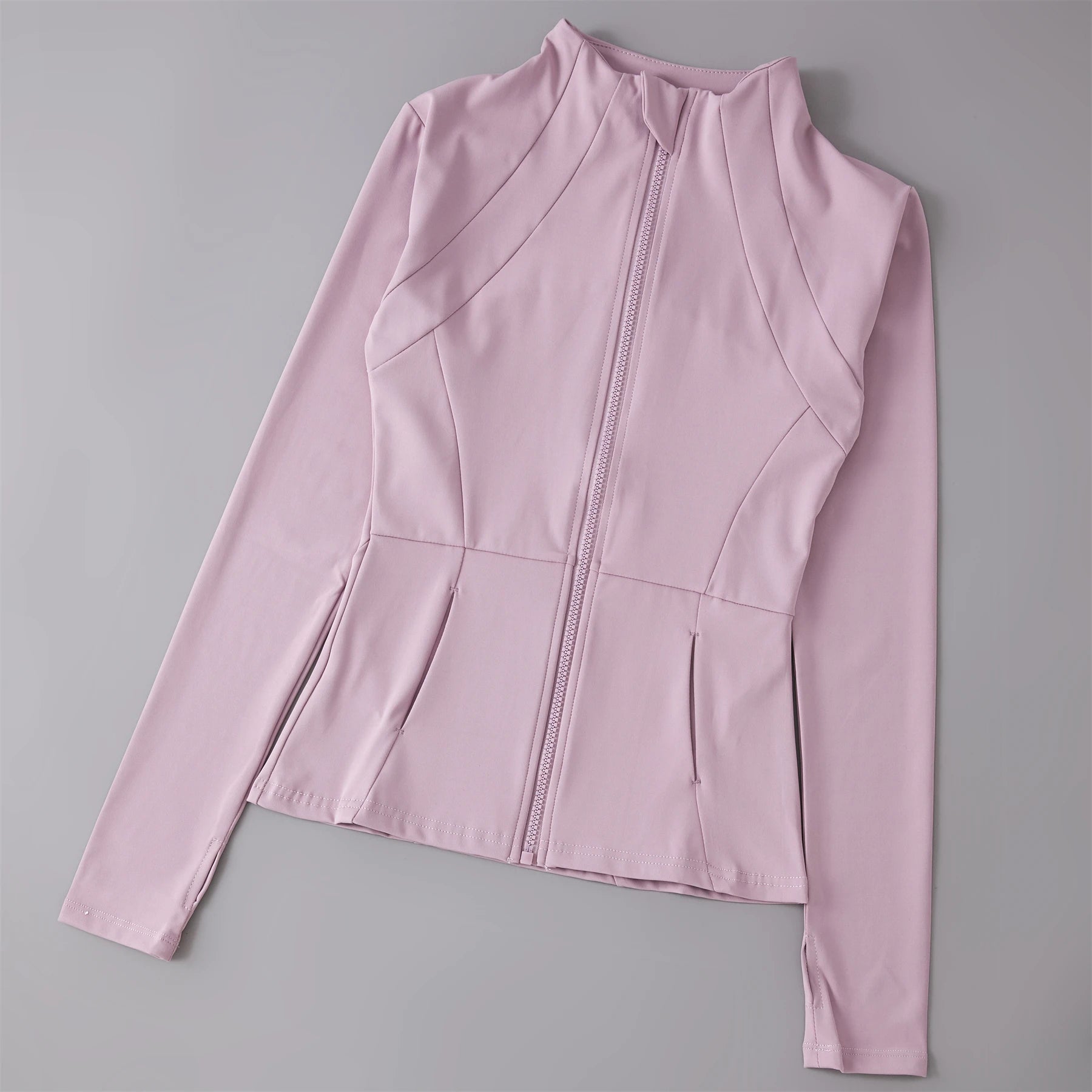 Women’s Activewear Long Sleeve Jacket, Lightweight Running & Workout Windbreaker