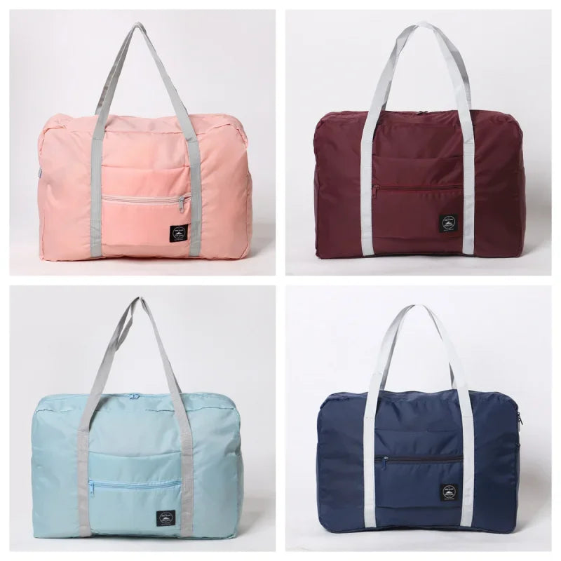 Foldable Travel Duffel Bag, Lightweight Large-Capacity Carry-On For Trips