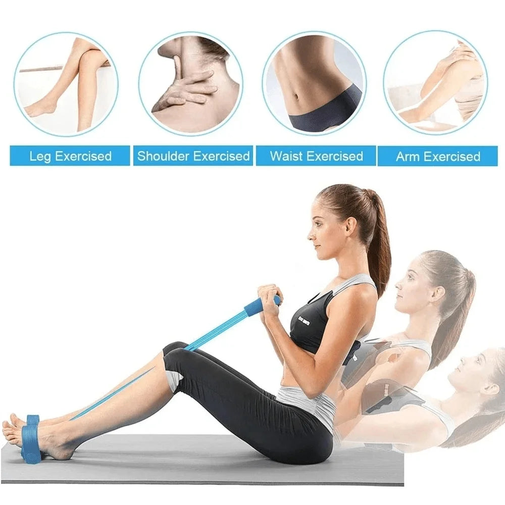 Home Gym Resistance Band Set, Strength Training & Core Workout Equipment