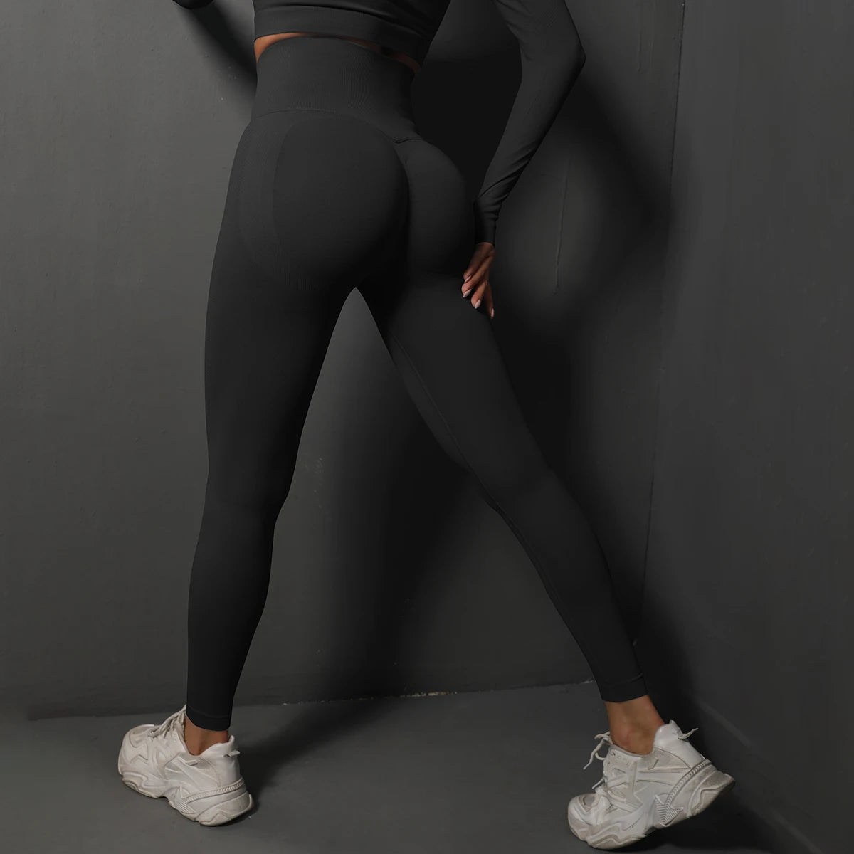 Women’s Seamless Gym Leggings, High-Waist Sculpting Fitness & Yoga Leggings