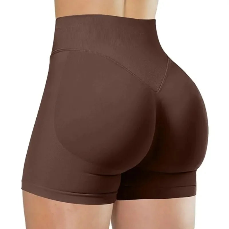 Women’s High-Waist Yoga Shorts, Lightweight Fitness & Running Shorts