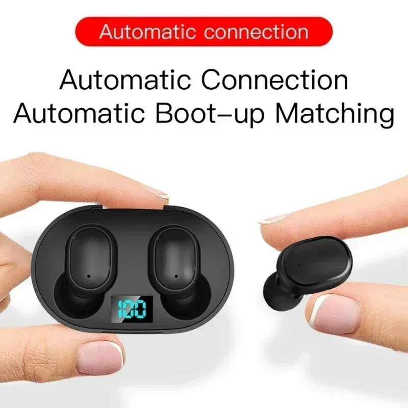 Wireless Bluetooth Earbuds, Earphones with Microphone & Noise Reduction