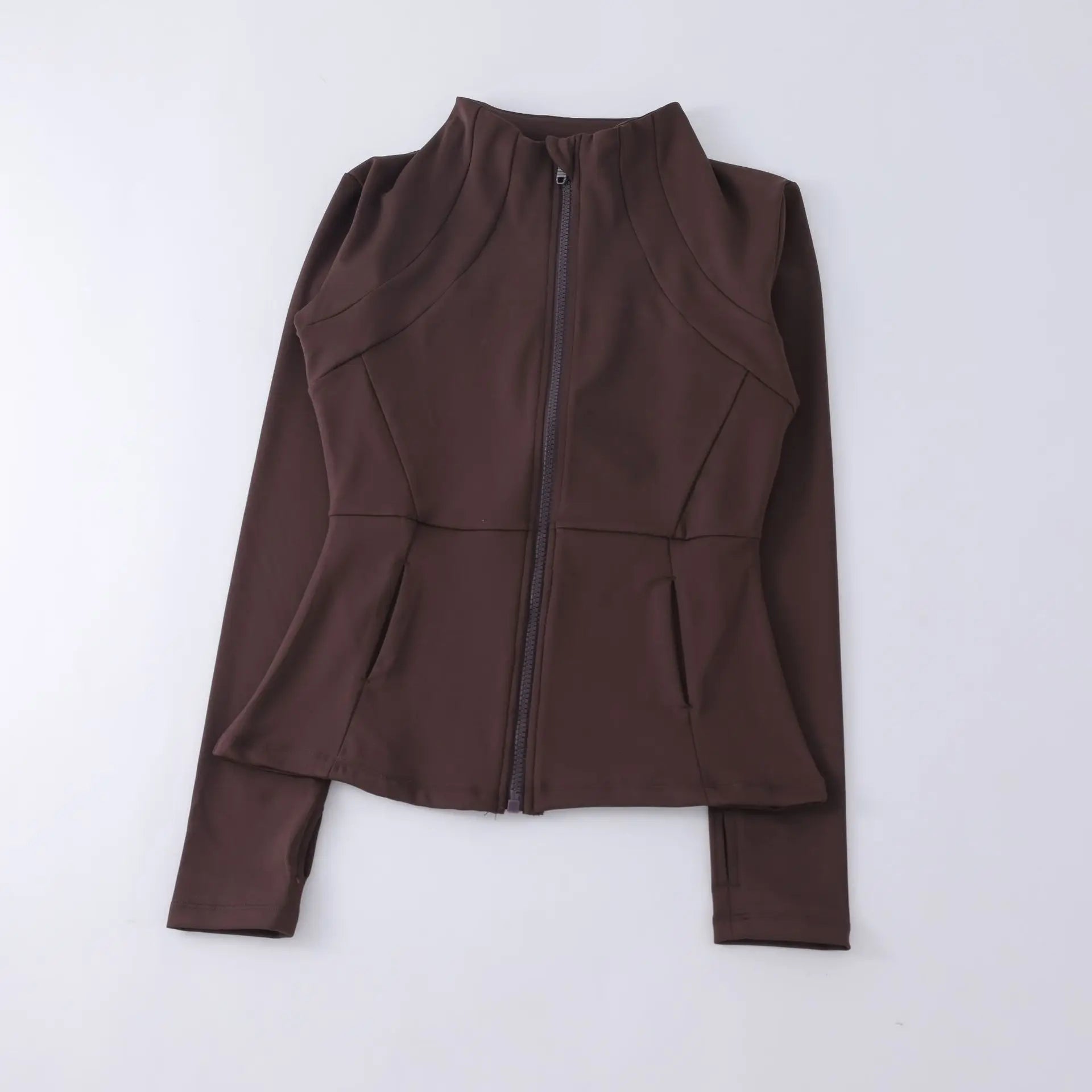 Women’s Activewear Long Sleeve Jacket, Lightweight Running & Workout Windbreaker